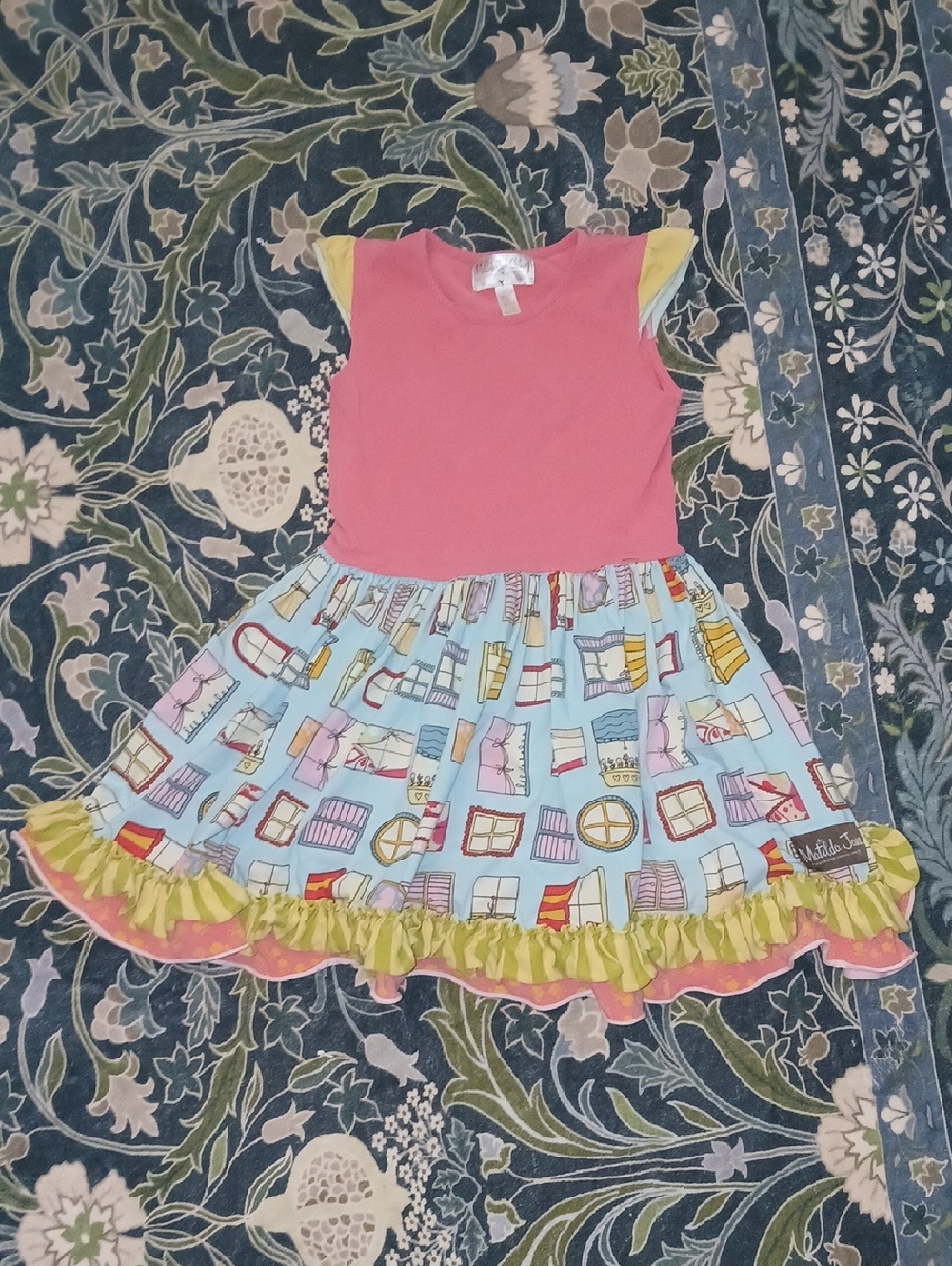 Matilda Jane Window-Print Girls Dress